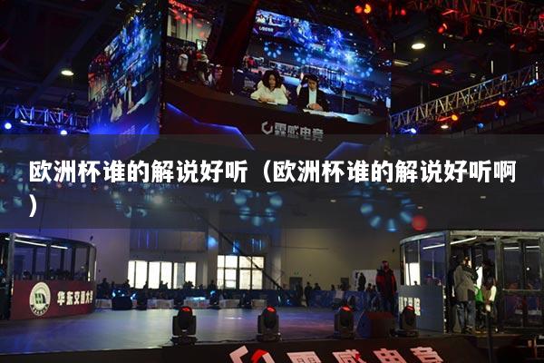 欧洲杯谁的解说好听（欧洲杯谁的解说好听啊）