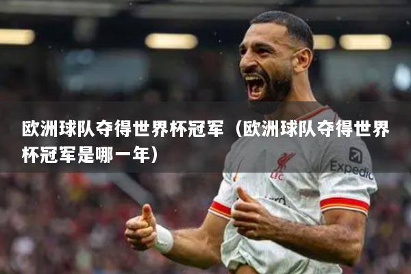 欧洲球队夺得世界杯冠军（欧洲球队夺得世界杯冠军是哪一年）